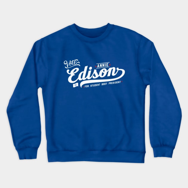 Vote Edison Crewneck Sweatshirt by Snomad_Designs
